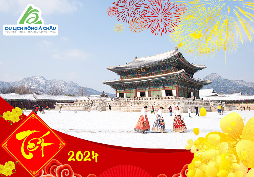 TOUR HÀN QUỐC: SEOUL - NAMI - TRƯỢT TUYẾT ELYSIAN 5 NGÀY 4 ĐÊM TẾT NGUYÊN ĐÁN 2024